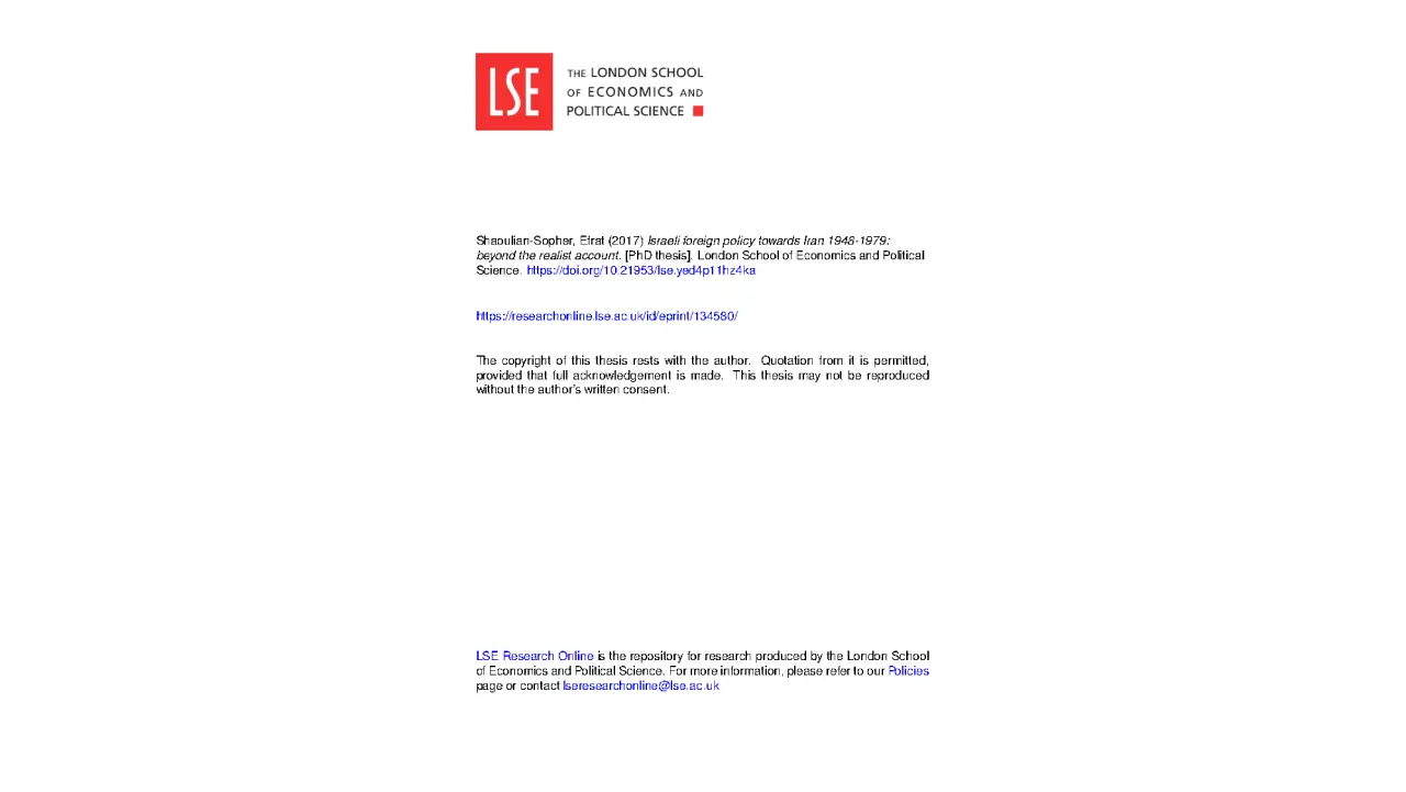 Shaoulian-Sopher_Israeli_Foreign_Policy