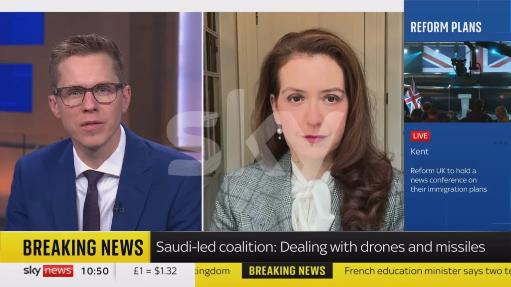 1040 SAUDI _ HOUTHIS CENTRAL LONDON x (ZOOM) Dr Efrat Sopher, Middle East and Foreign Policy Analyst